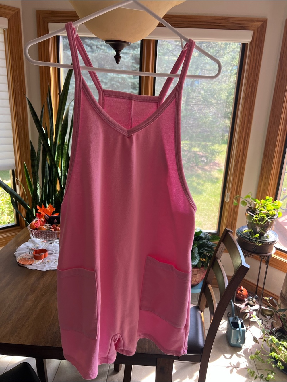 Pink Terry Cloth Romper
